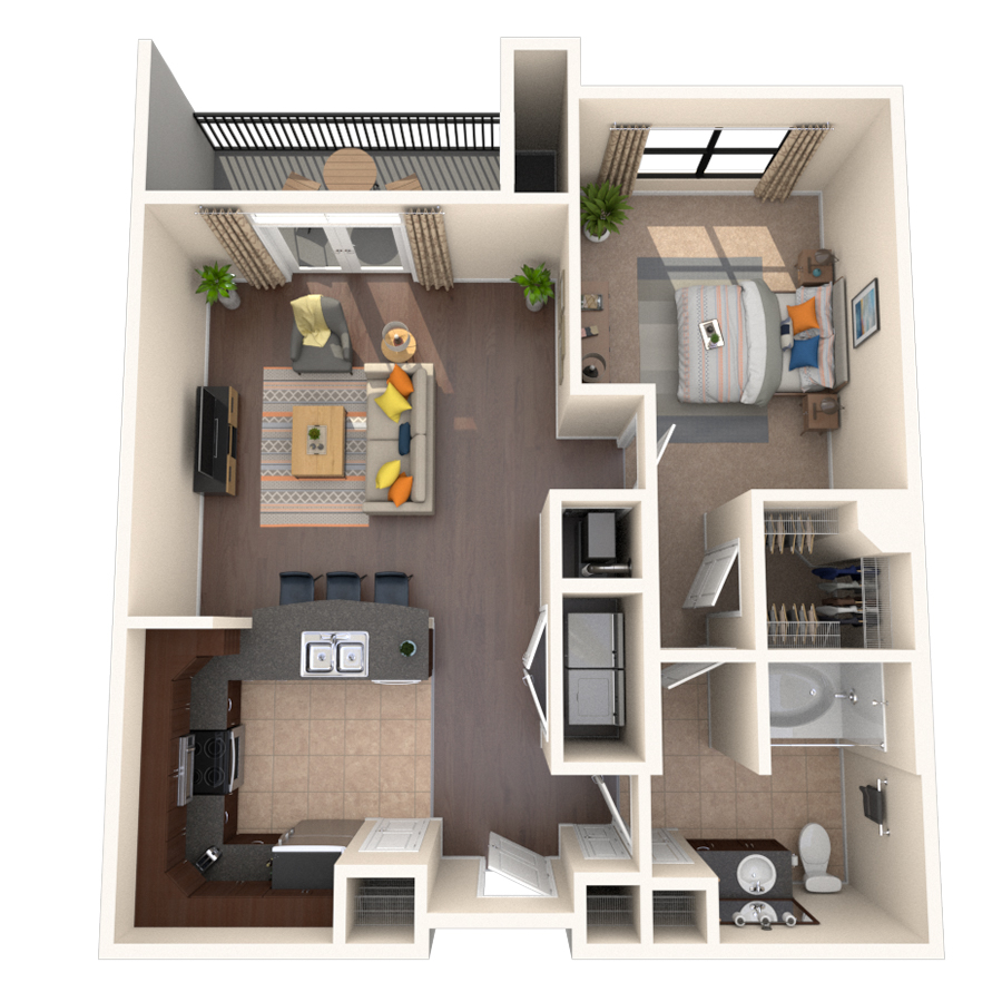 The Alabama floorplan layout