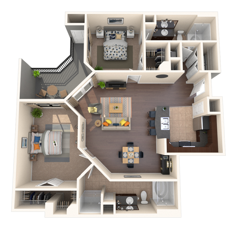 The Westheimer floorplan layout