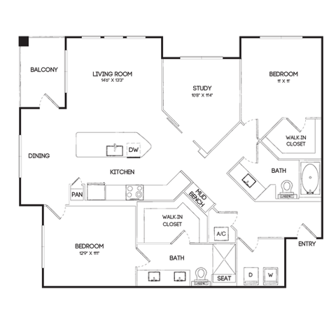 Magnolia I floorplan layout