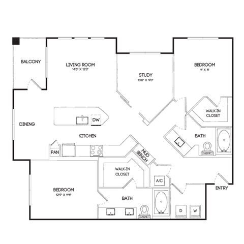 Magnolia II floorplan layout