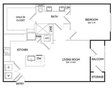 Clover floorplan layout