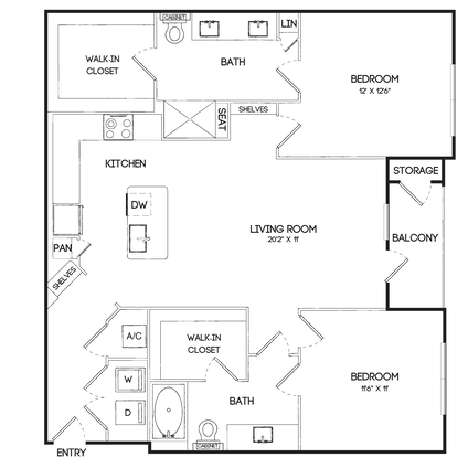 Willow floorplan layout