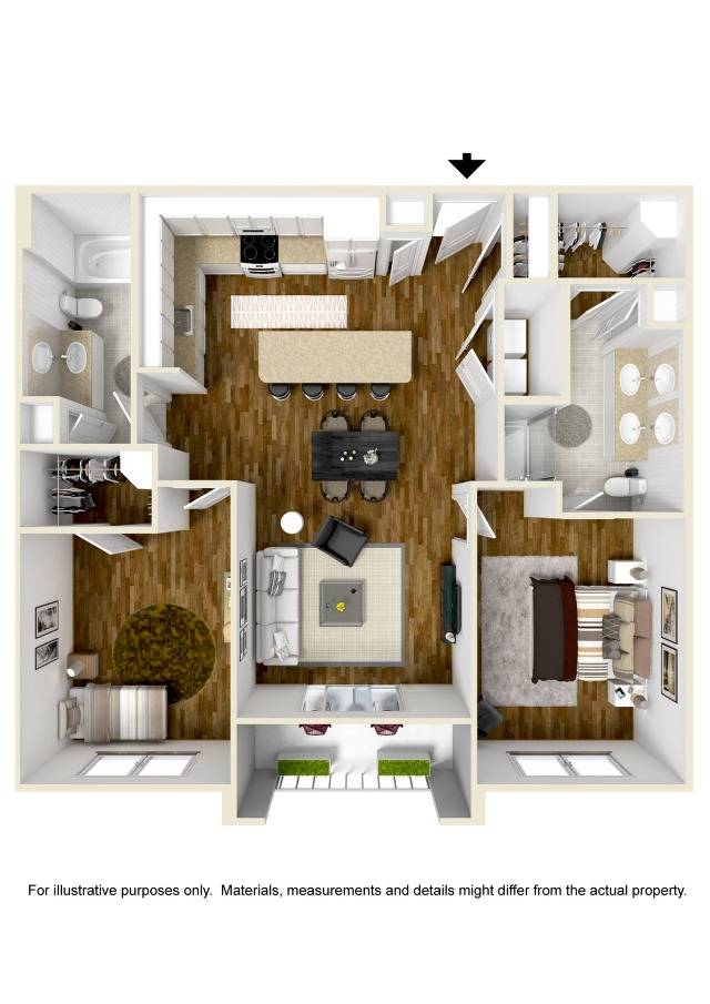C-ALT2 floorplan layout