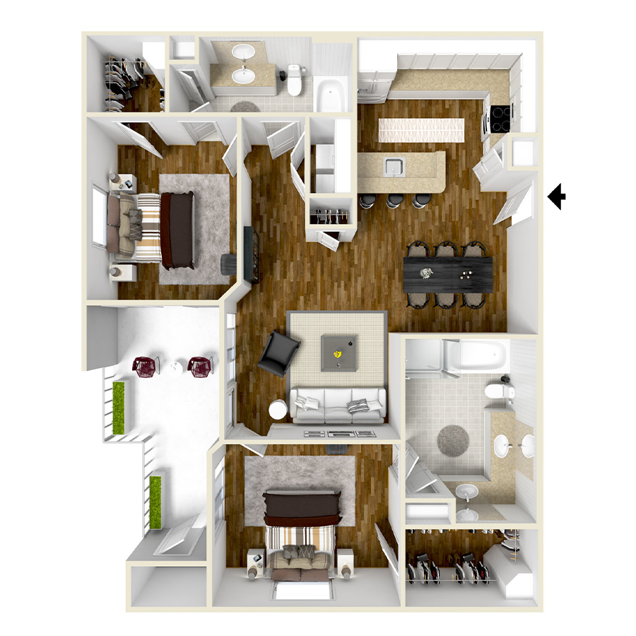 C2 floorplan layout