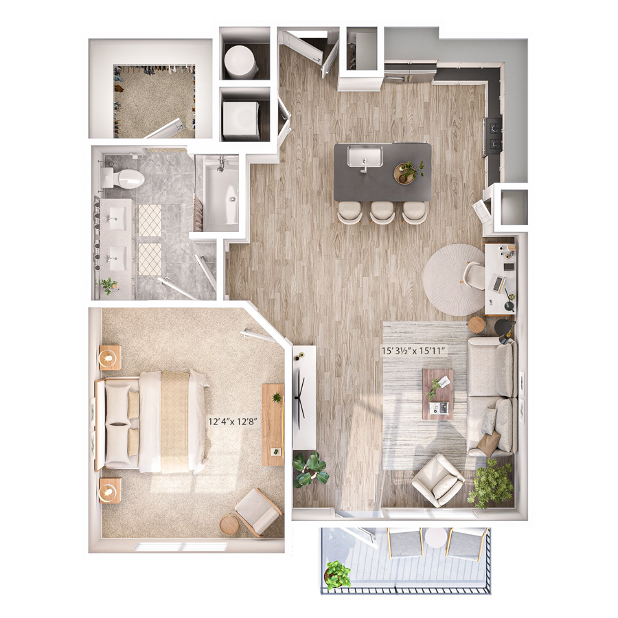 A2A floorplan layout