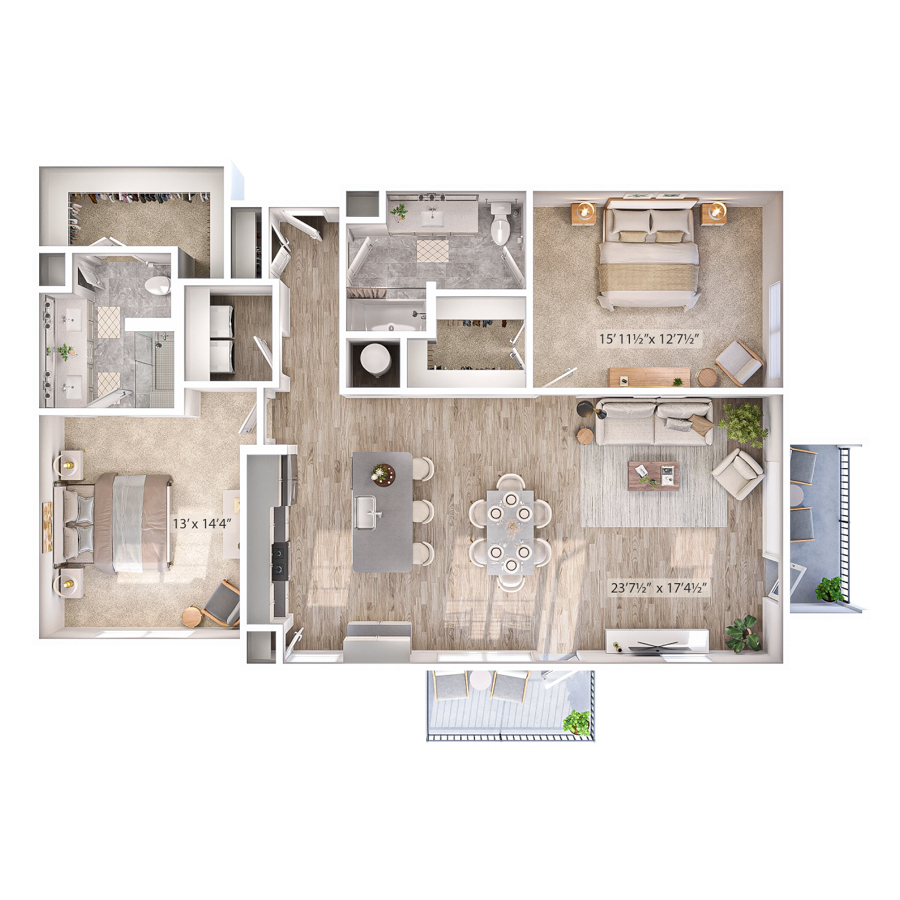 B4A floorplan layout