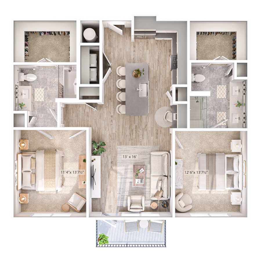 B1 floorplan layout