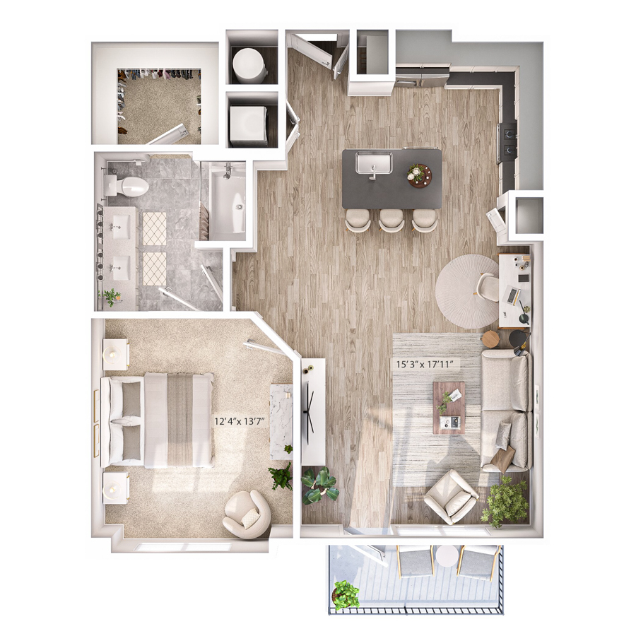 A2B floorplan layout