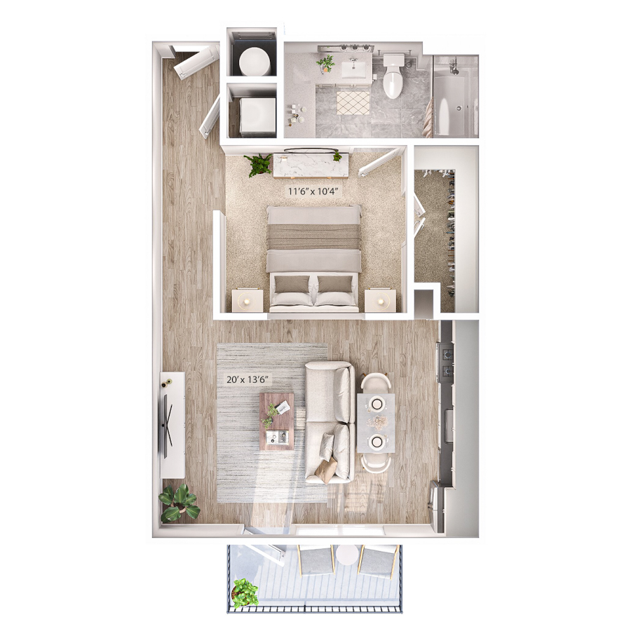 S1 floorplan layout