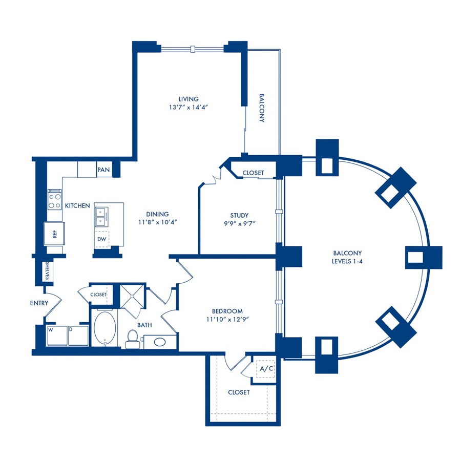 DT floorplan layout