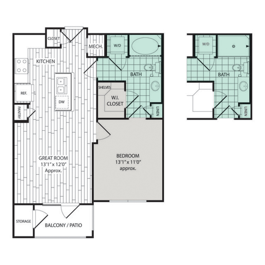 A2 floorplan layout
