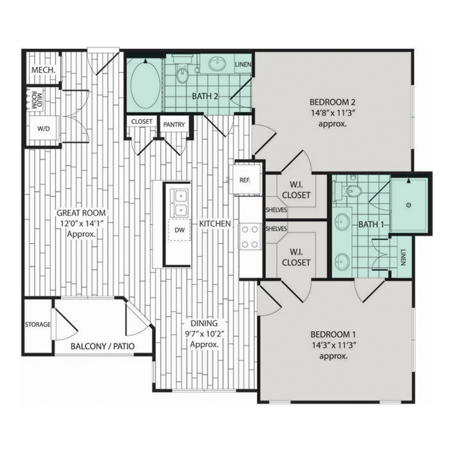 B1 floorplan layout