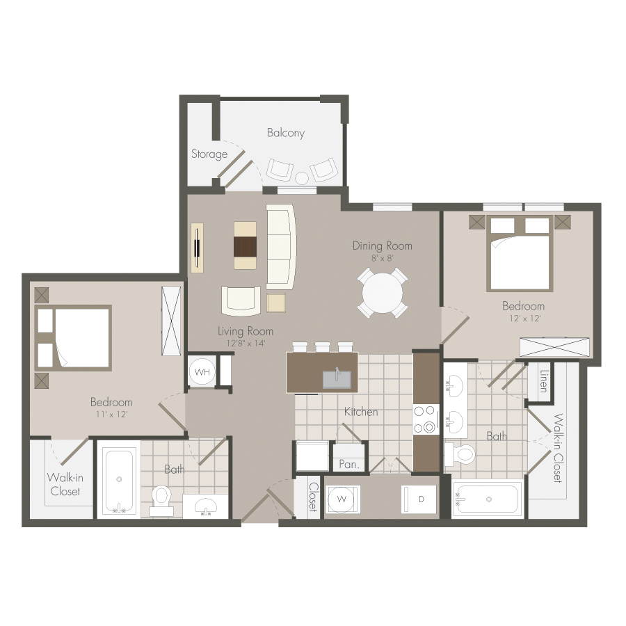 B2 floorplan layout