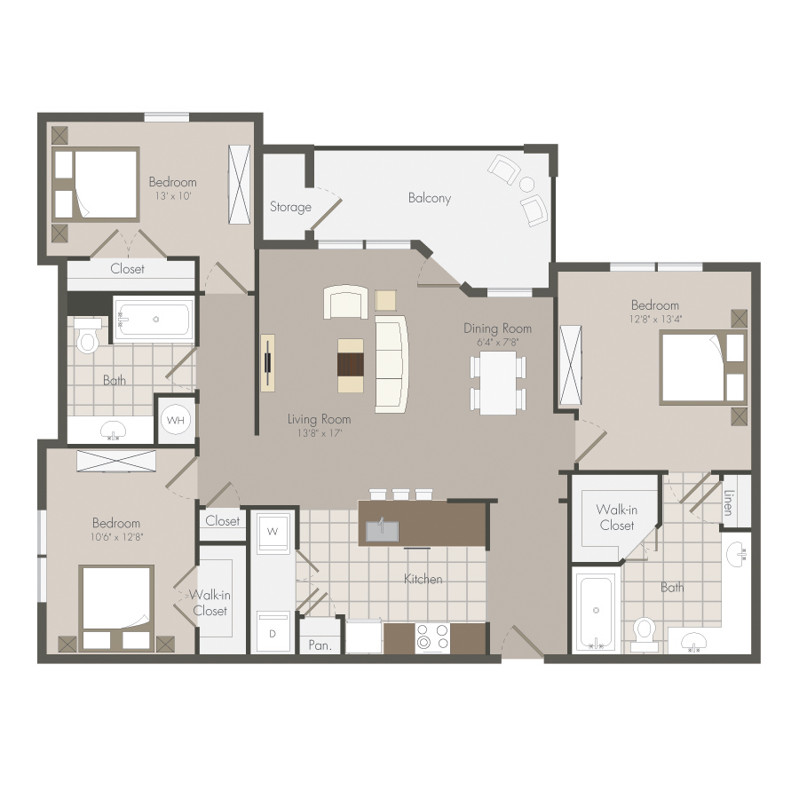 C1 floorplan layout