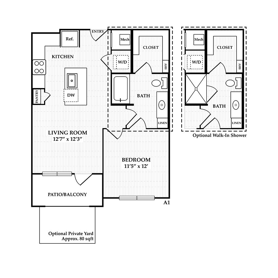 A1 floorplan layout