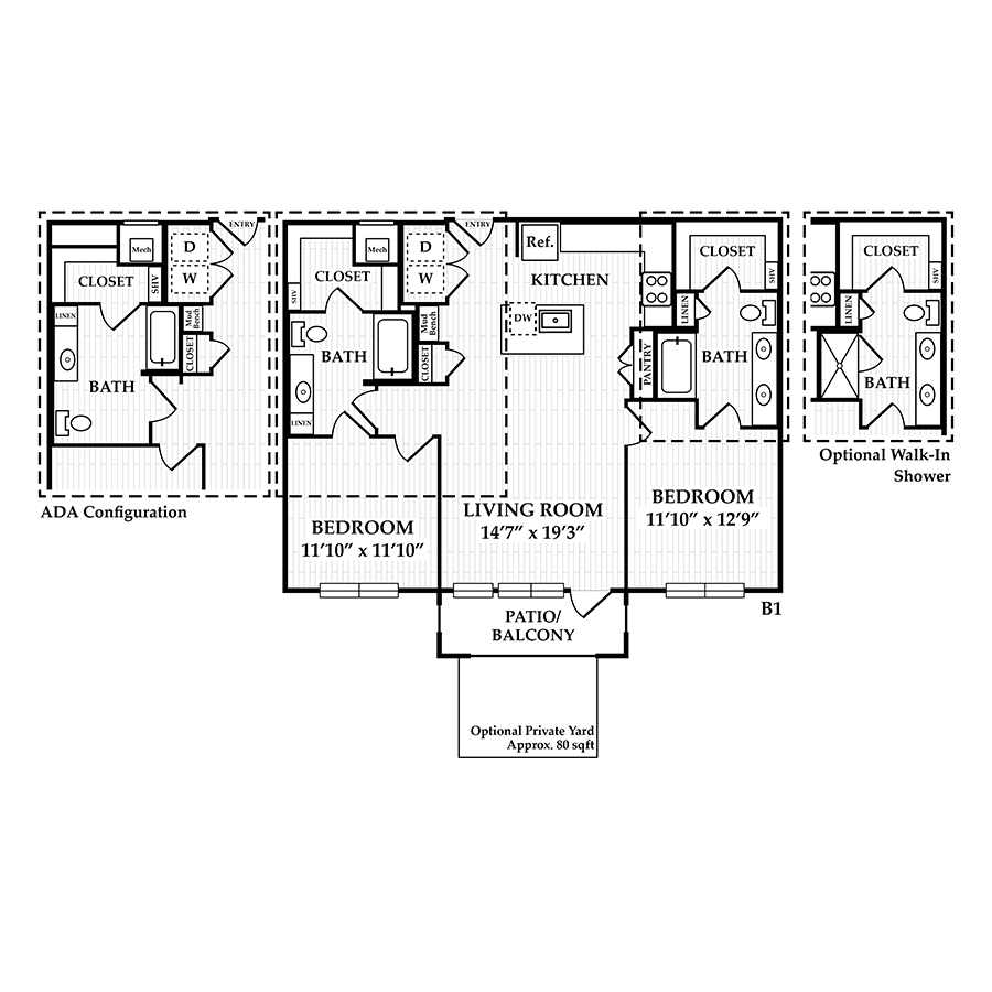 B1 floorplan layout