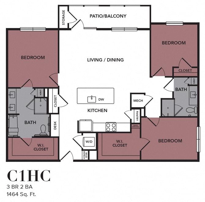 C1HC floorplan layout