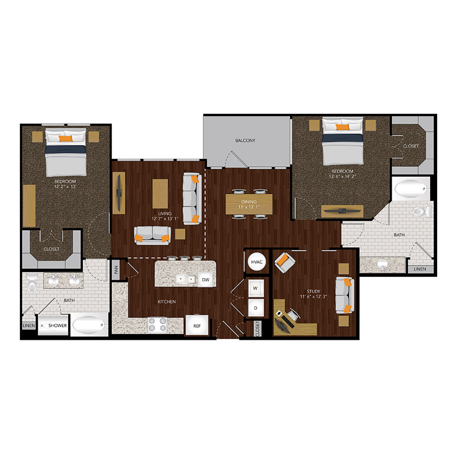 B2 floorplan layout