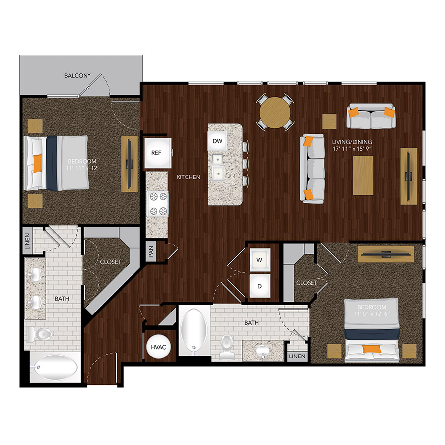 B3 floorplan layout