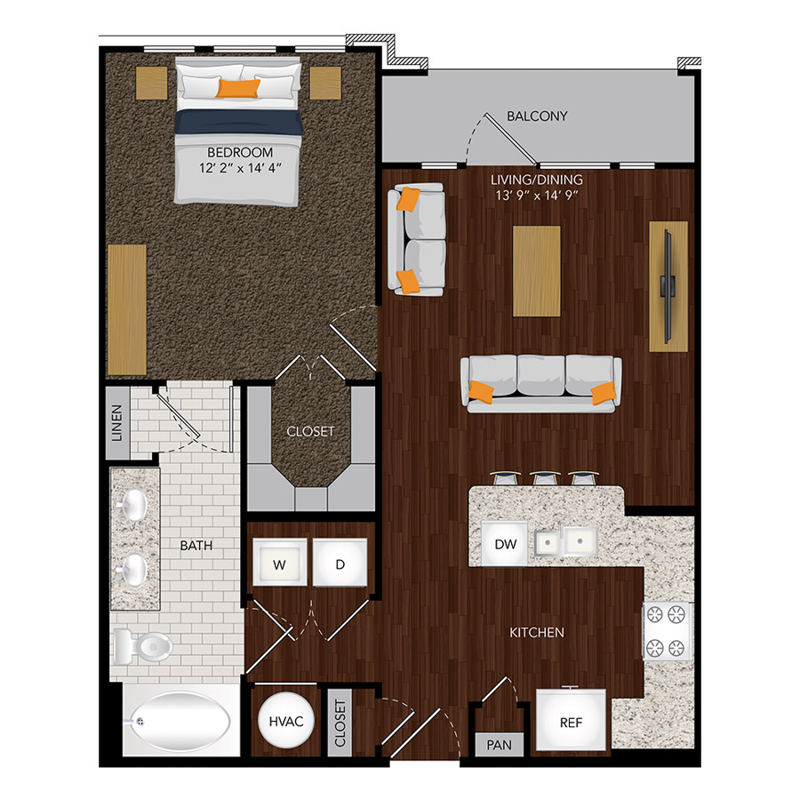 A13 floorplan layout