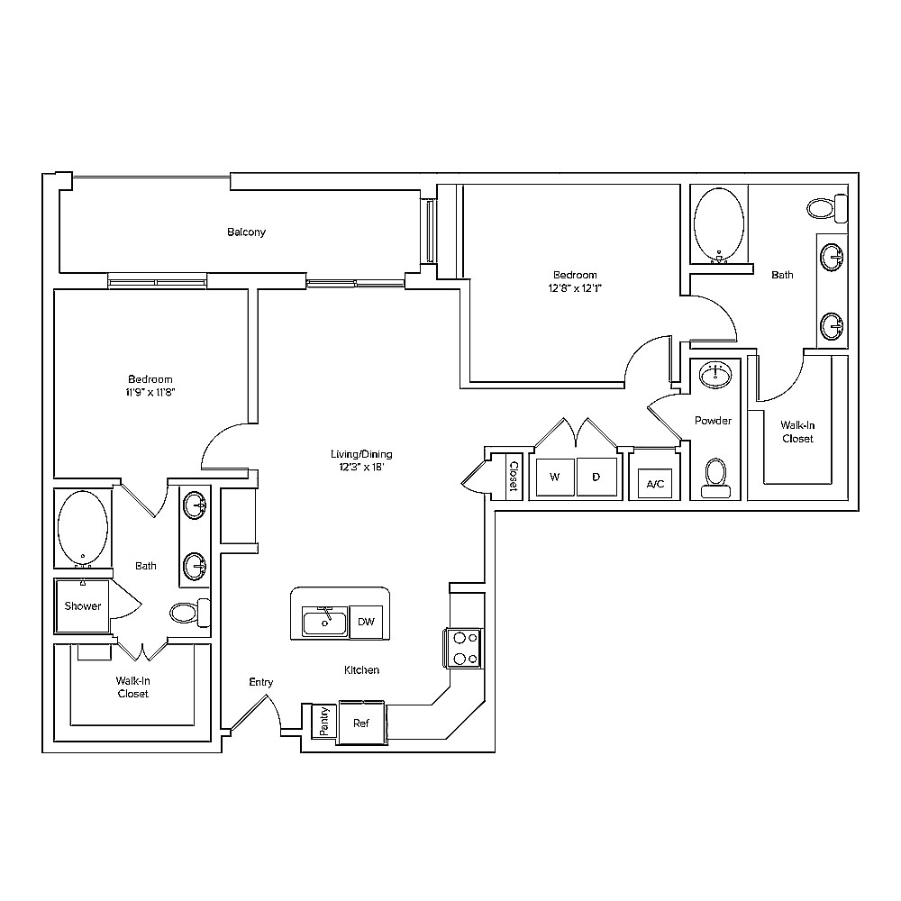 Holcombe floorplan layout
