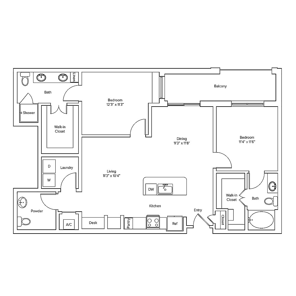 Underwood floorplan layout