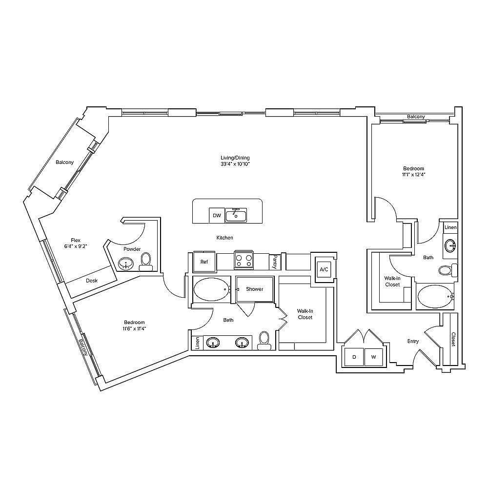 Montclair floorplan layout