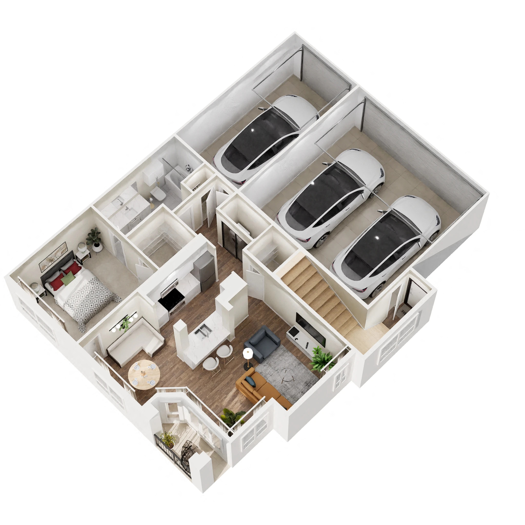 Ee - Renovated floorplan layout
