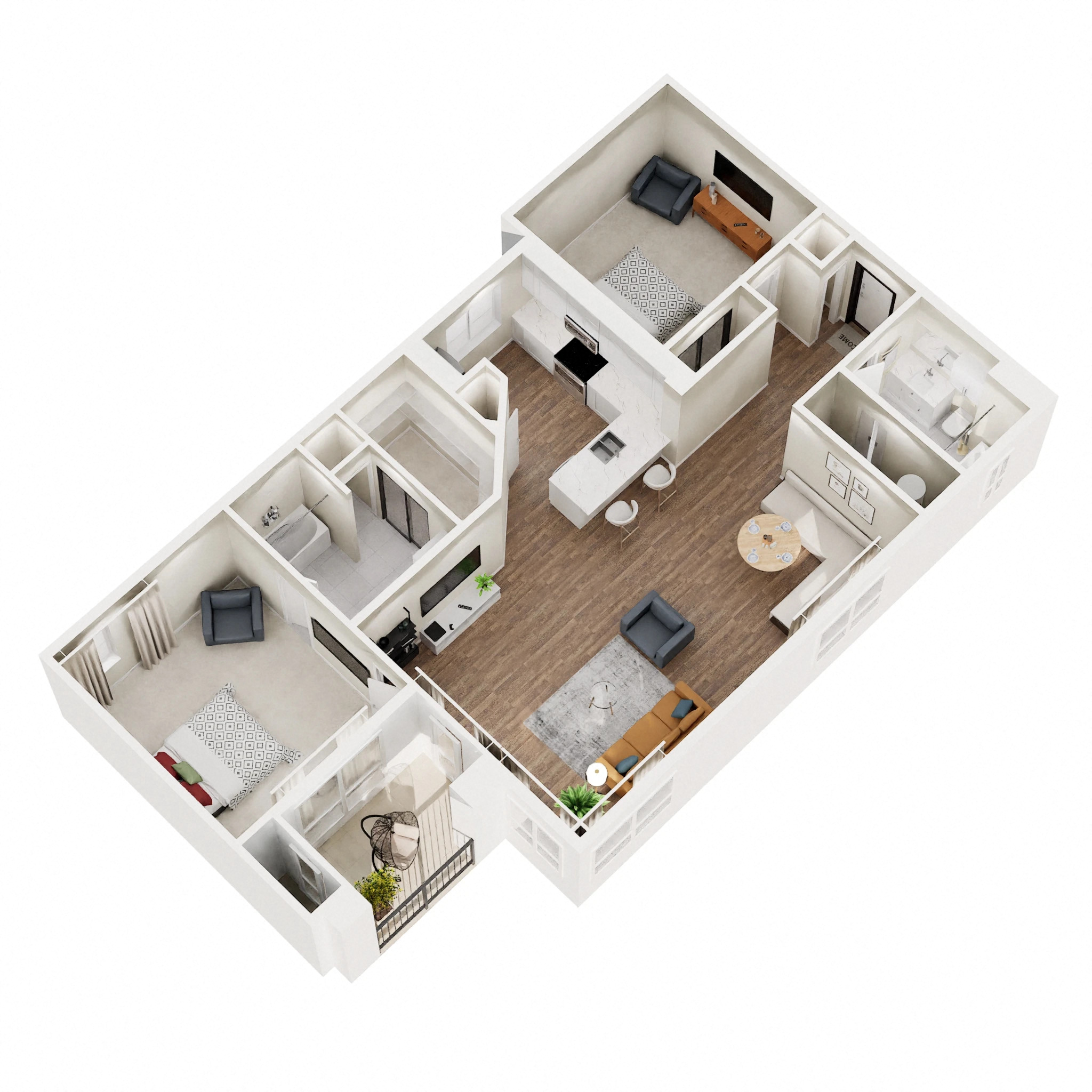 C2 - Renovated floorplan layout