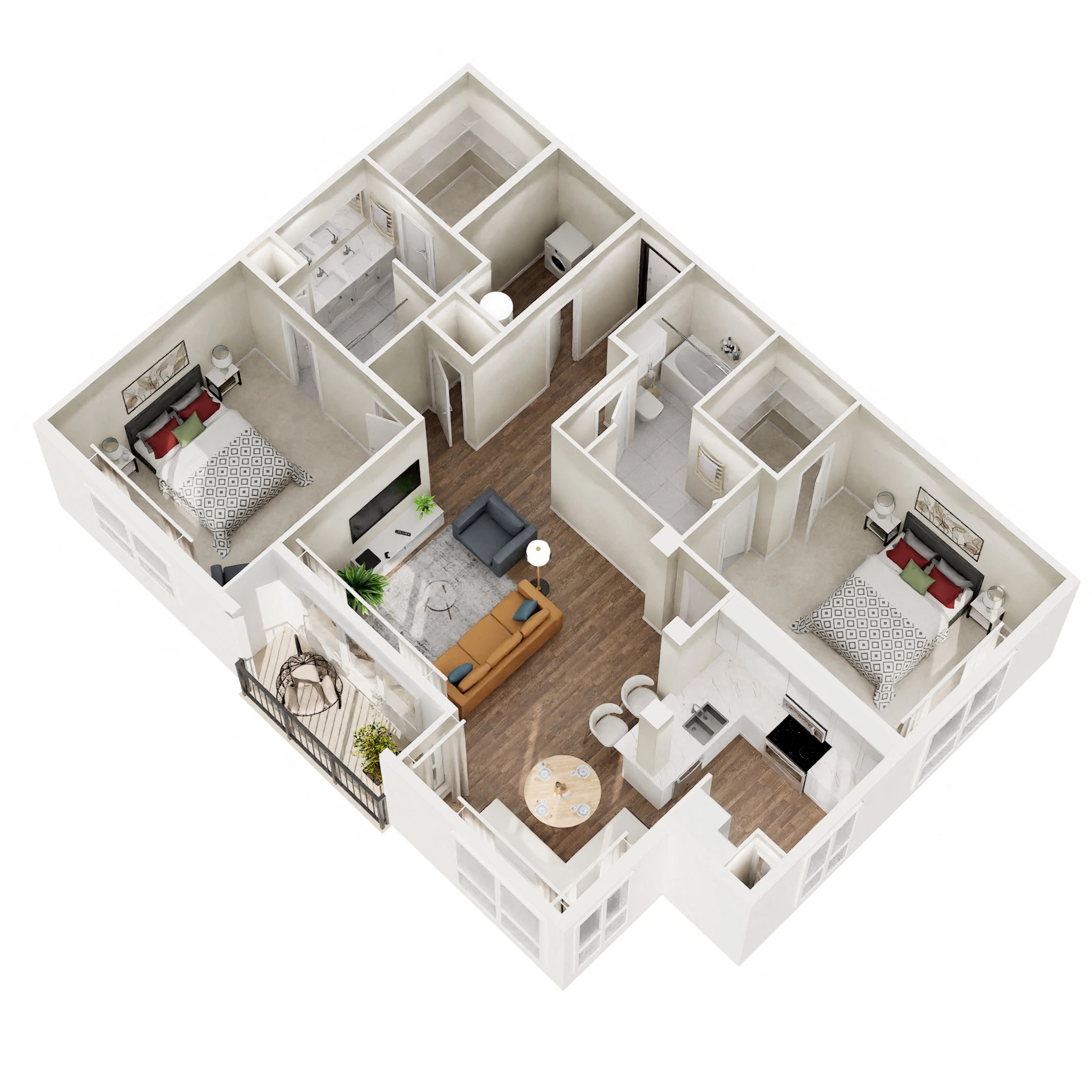 D - Renovated floorplan layout