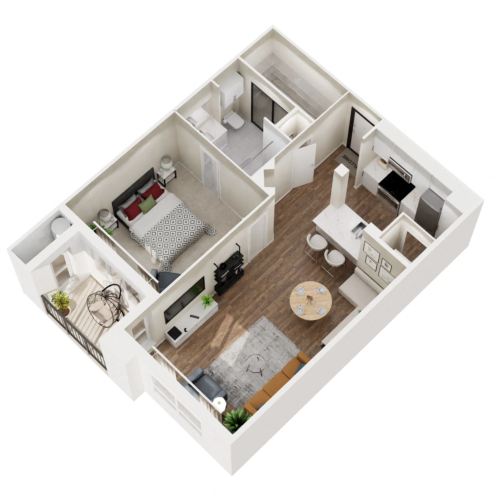 A - Renovated floorplan layout
