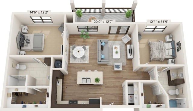 B3 floorplan layout
