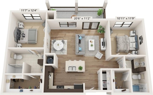 B1 floorplan layout