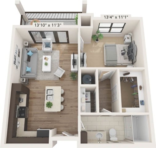 A1 floorplan layout