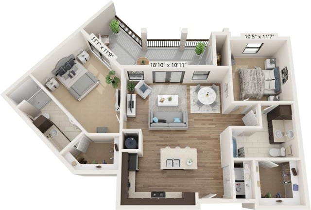 B2 floorplan layout