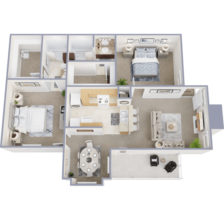 B2 floorplan layout