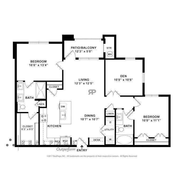 B7 Den floorplan layout