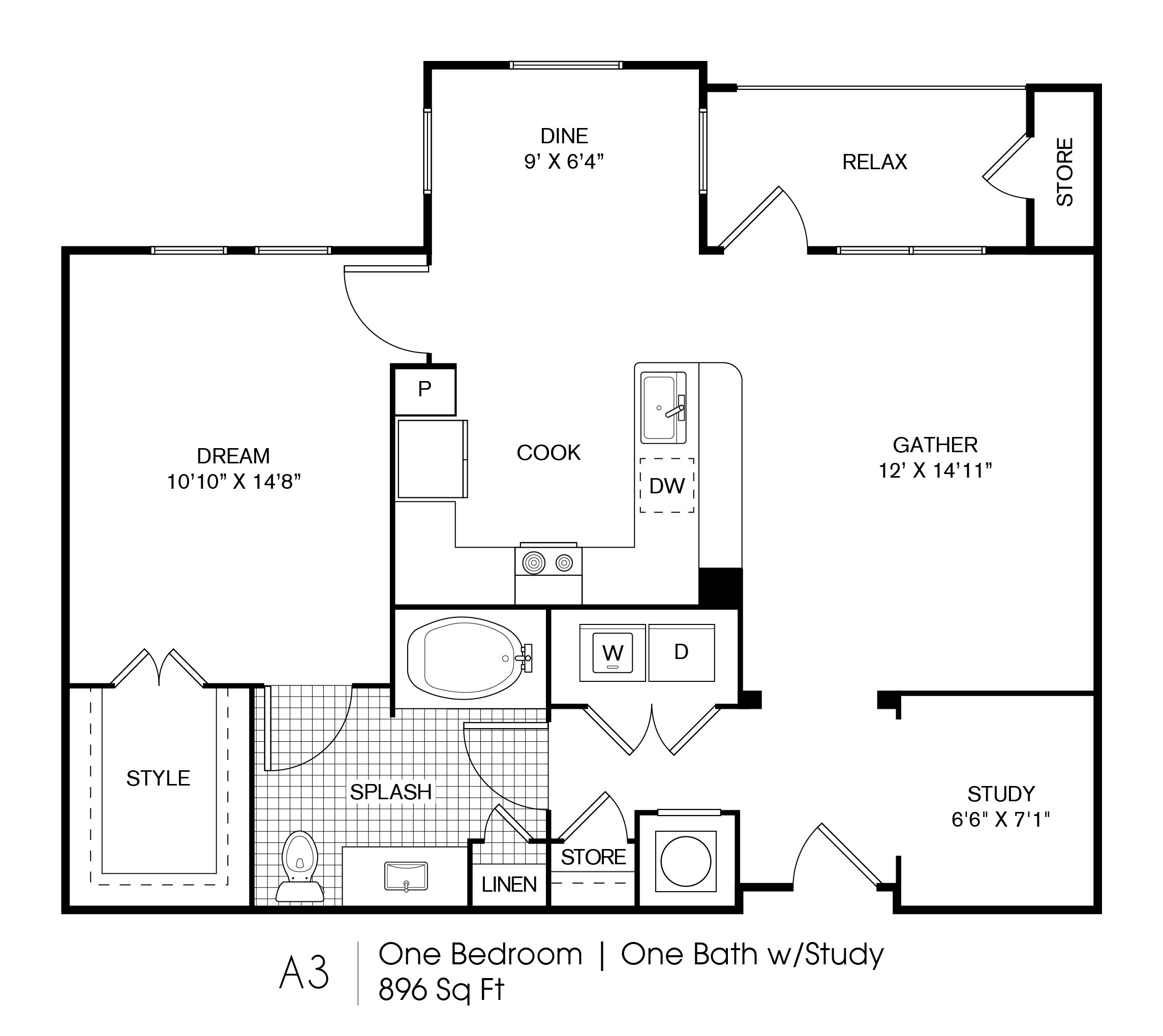 A3 floorplan layout
