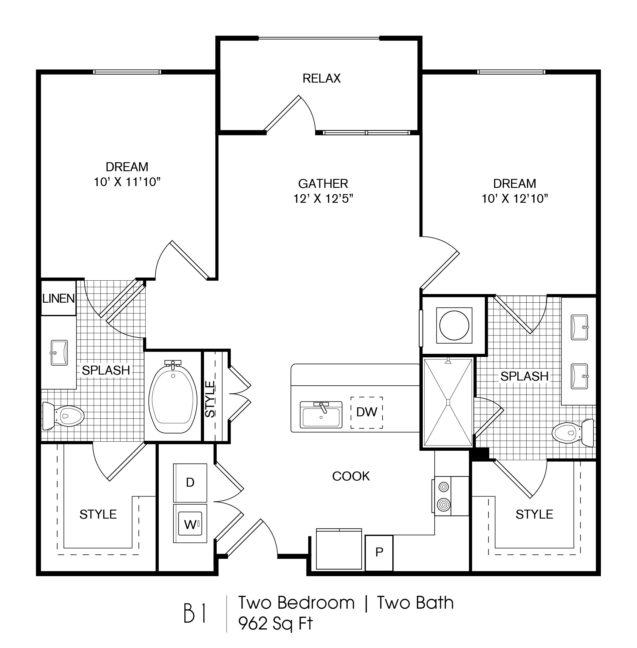 B1 floorplan layout
