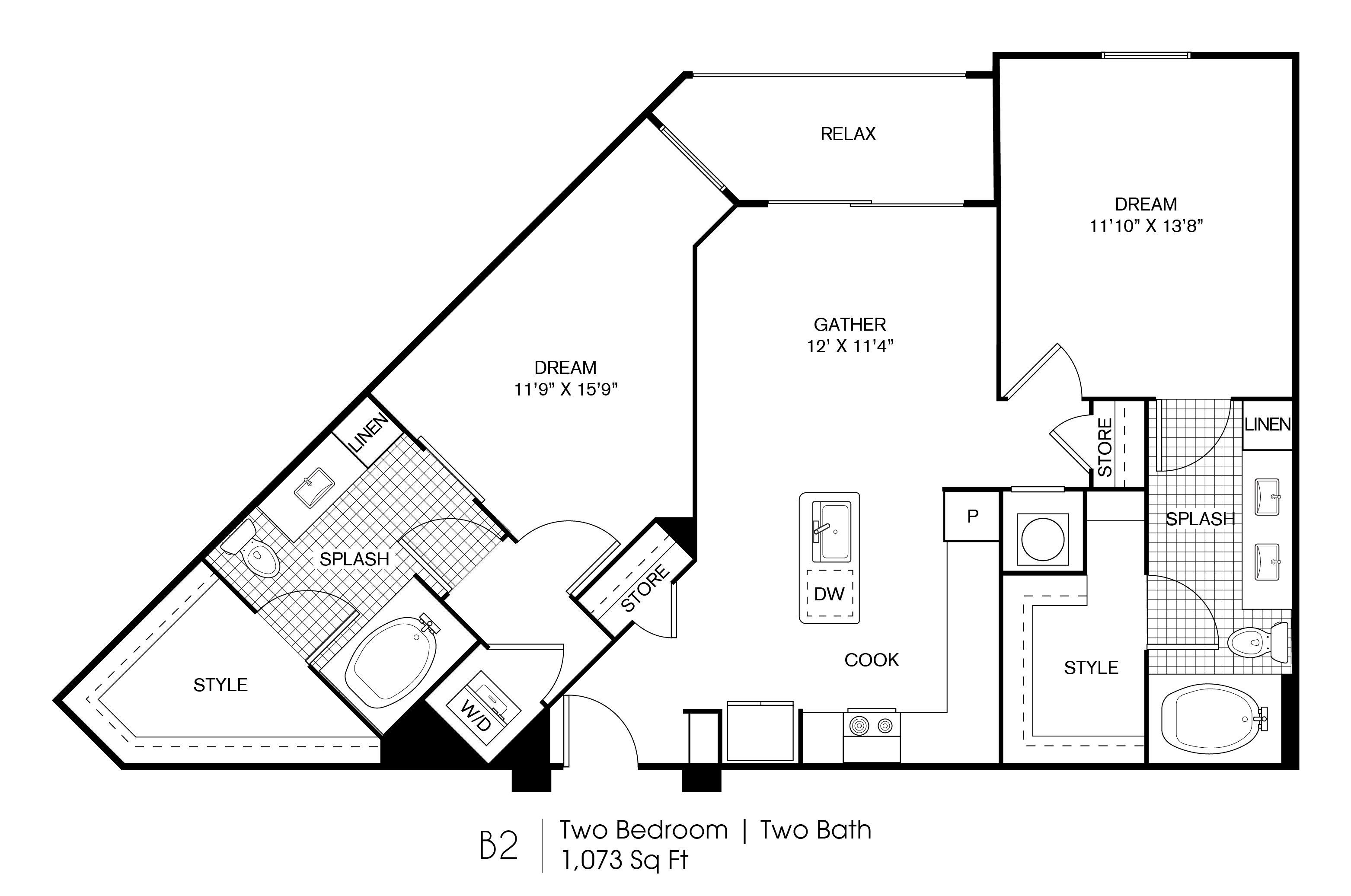 B2 floorplan layout