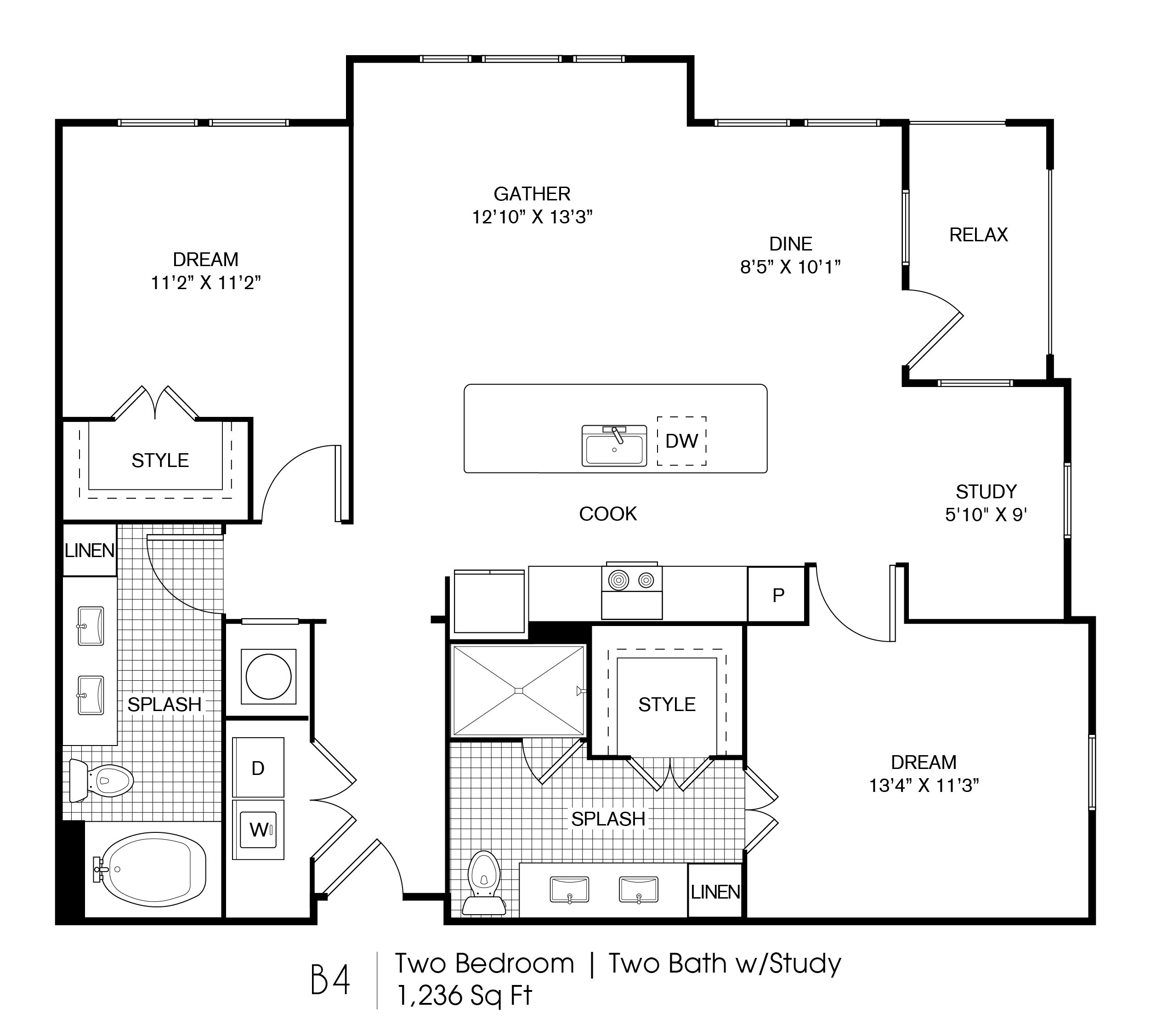 B4 floorplan layout