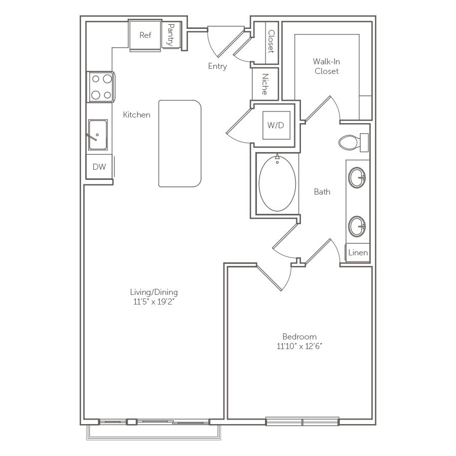 Camellia - 804 floorplan layout