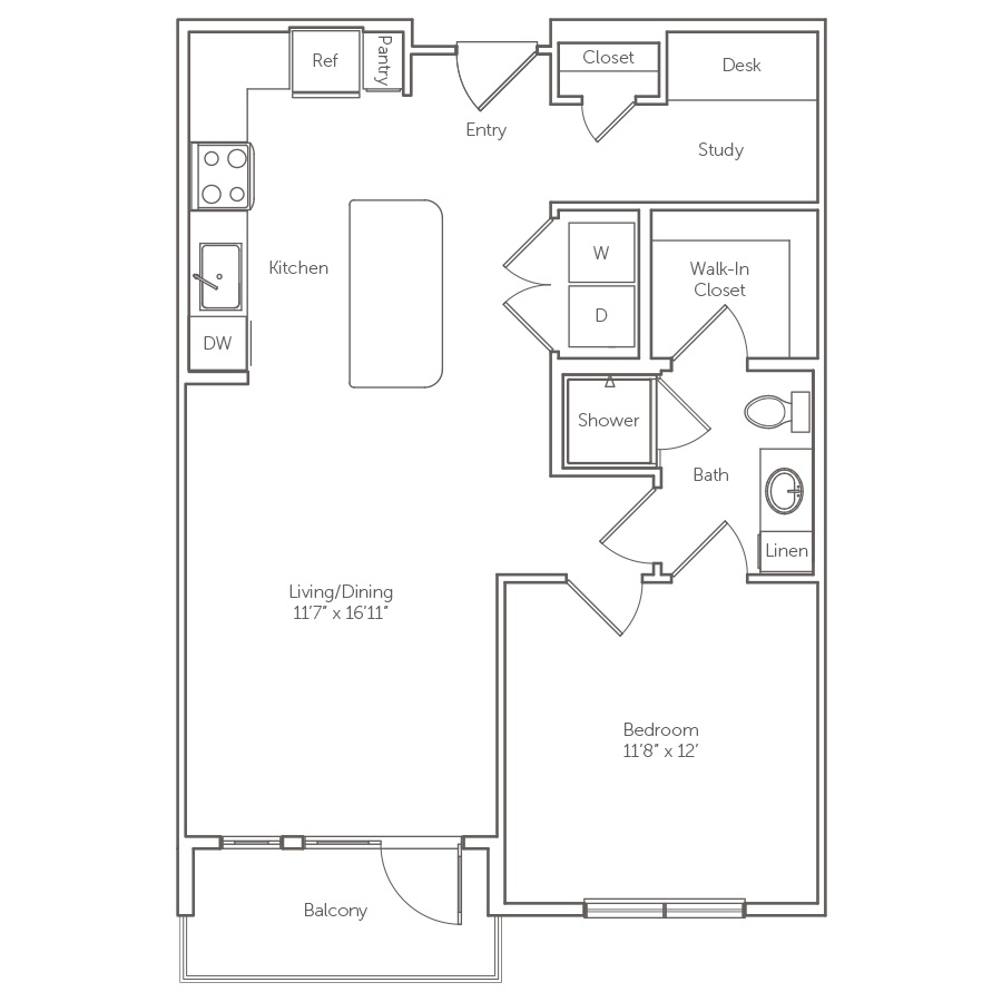 Loblolly - 777 floorplan layout