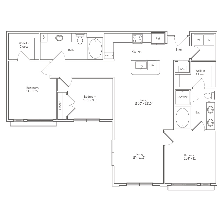 Southerner floorplan layout