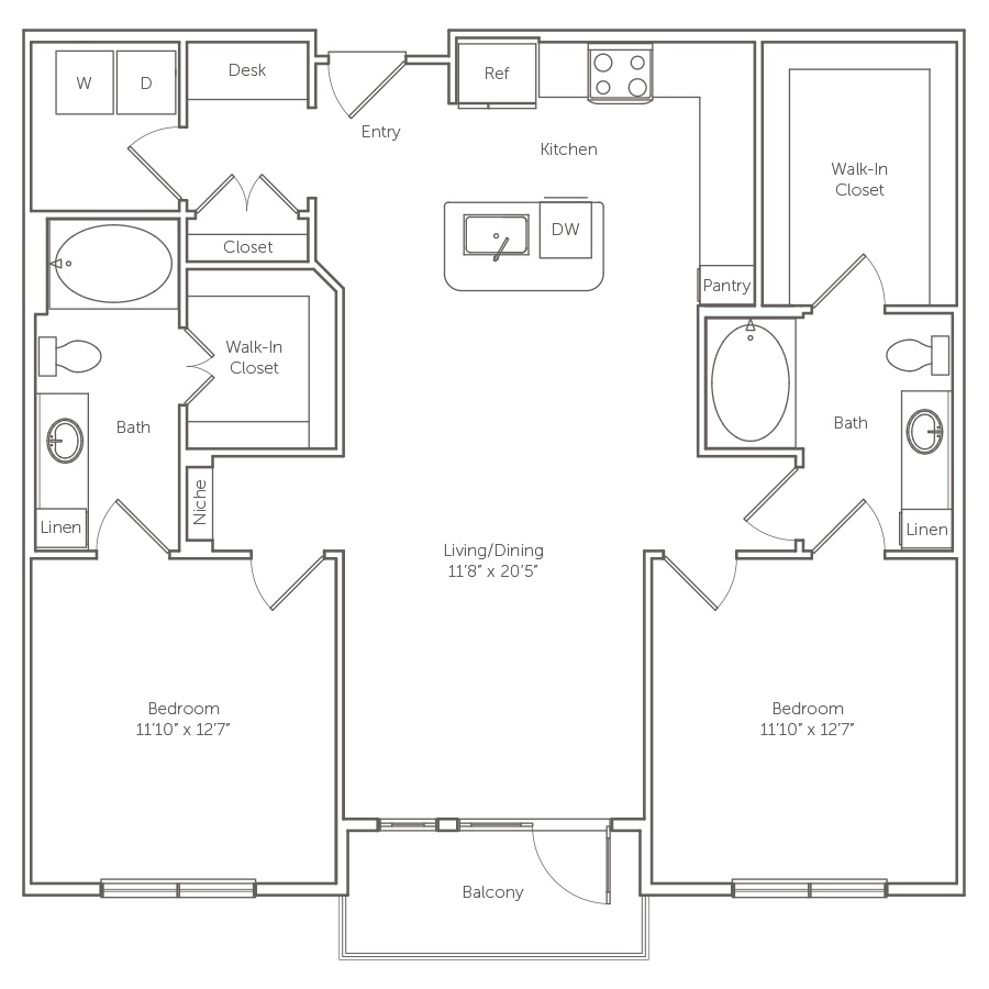 Heron floorplan layout