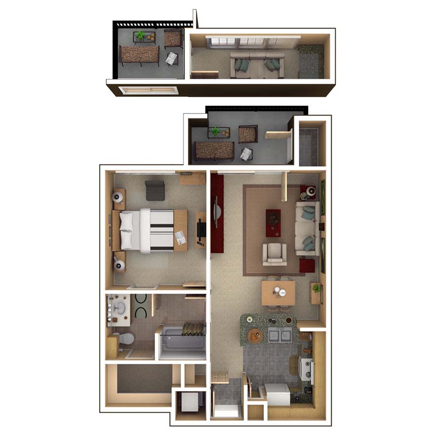 A3 - Albany w Solarium floorplan layout