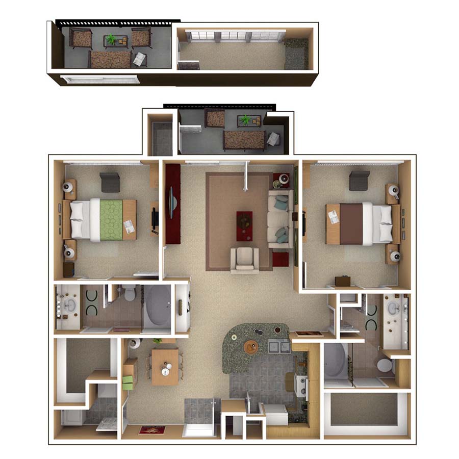 C1 - Cambridge floorplan layout