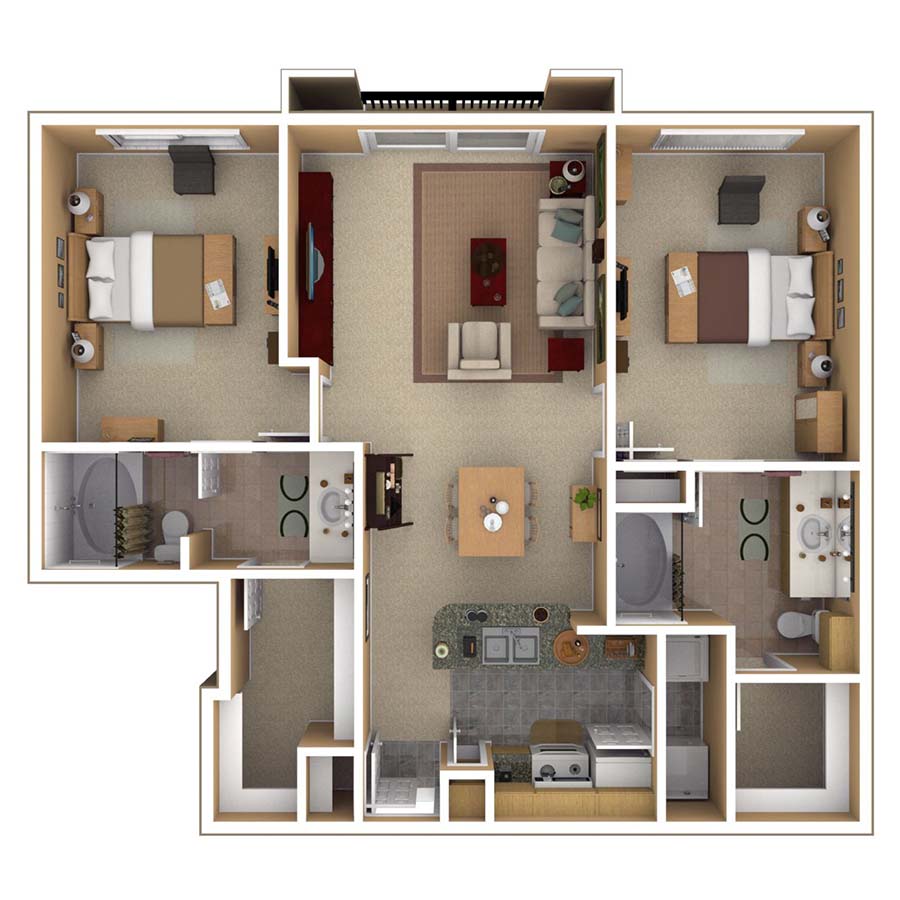 C2 - Princeton floorplan layout