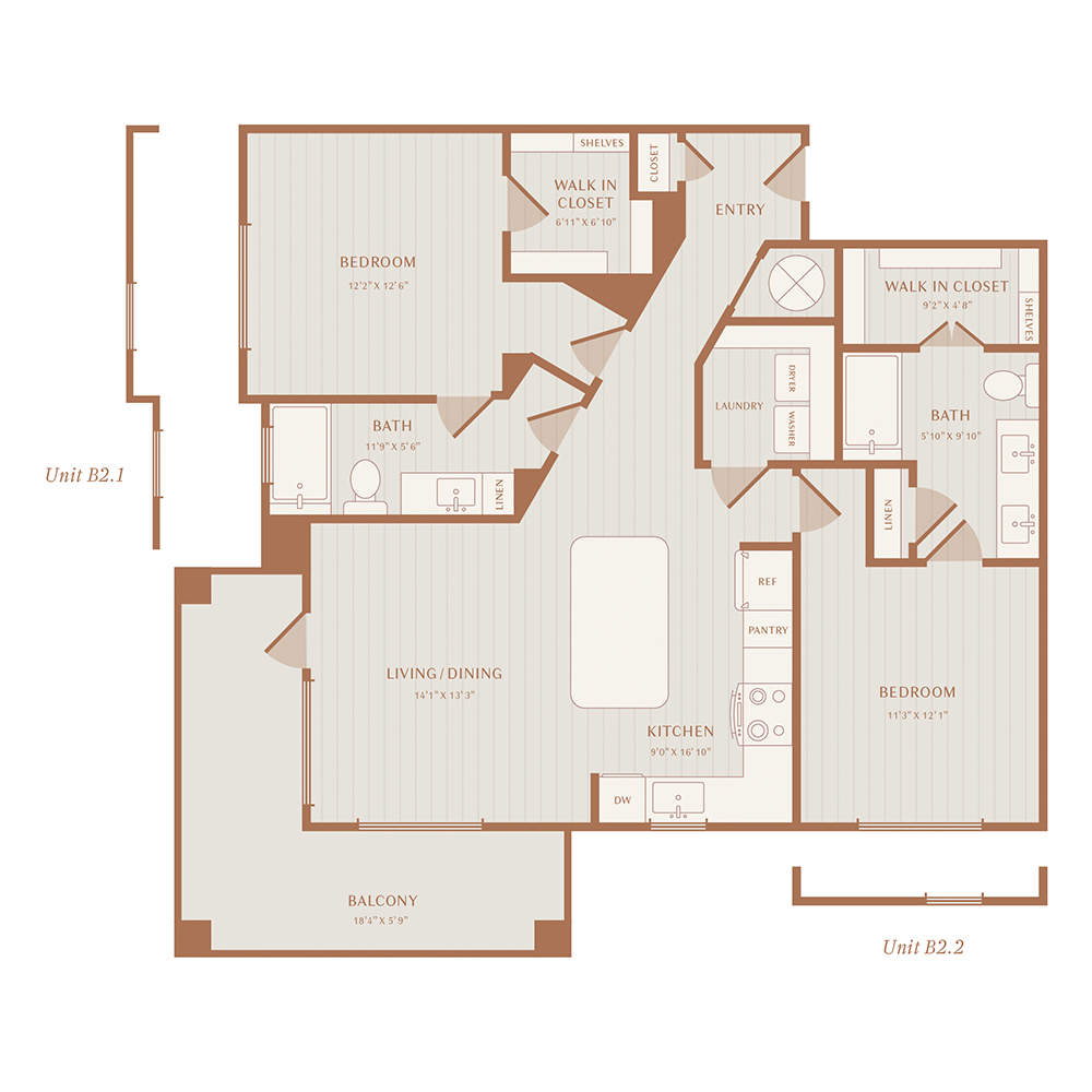 B2 floorplan layout