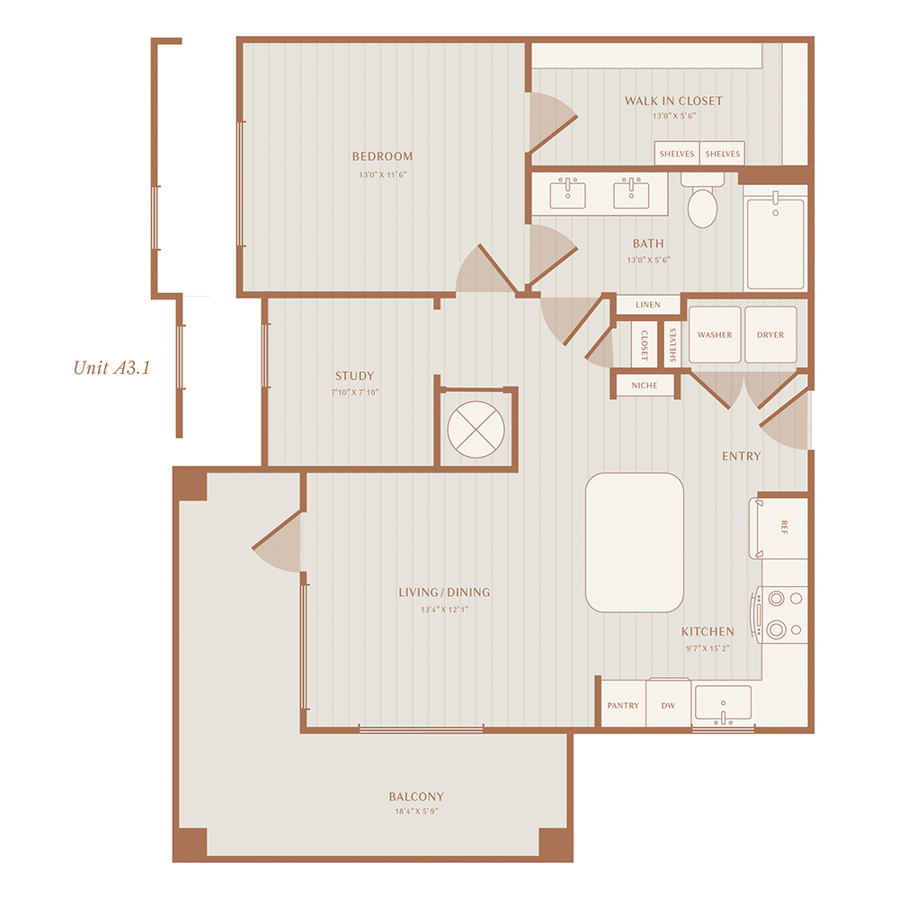 A3 floorplan layout